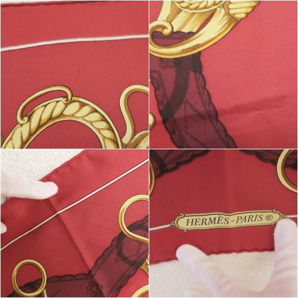 529156C V Hermes Scarf Silk Carre 90 - Picture 4 of 5